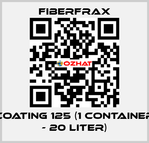 COATING 125 (1 container - 20 liter) Fiberfrax