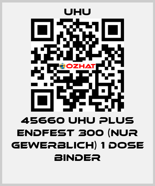 45660 UHU plus endfest 300 (NUR GEWERBLICH) 1 Dose Binder UHU