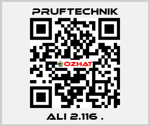 ALI 2.116 . Pruftechnik