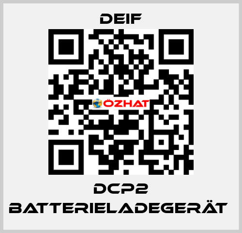 DCP2 Batterieladegerät  Deif