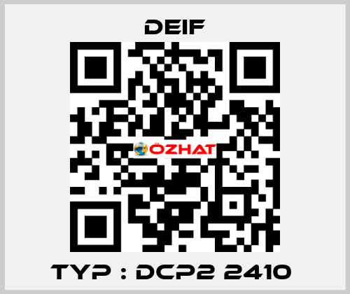 Typ : DCP2 2410  Deif