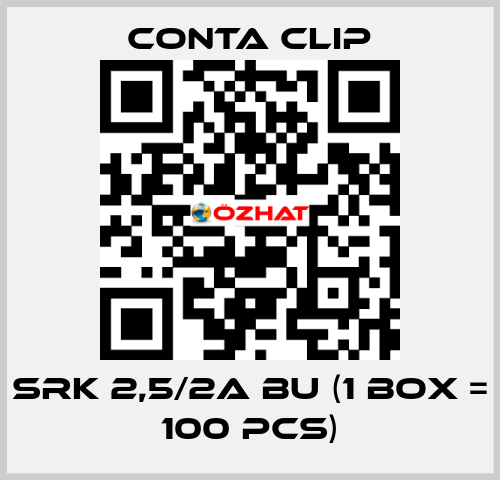 SRK 2,5/2A BU (1 box = 100 pcs) Conta Clip