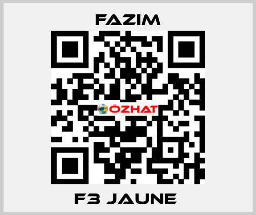 F3 JAUNE  Fazim