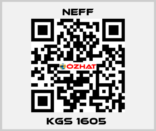 KGS 1605  Neff