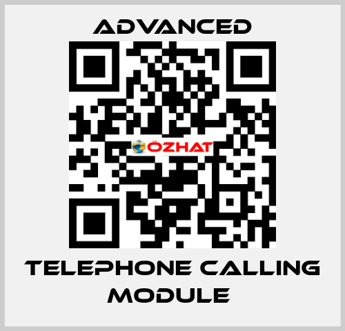 Telephone Calling Module  Advanced