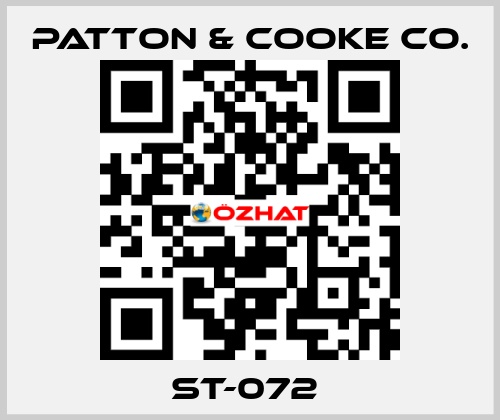 ST-072  Patton & Cooke Co.