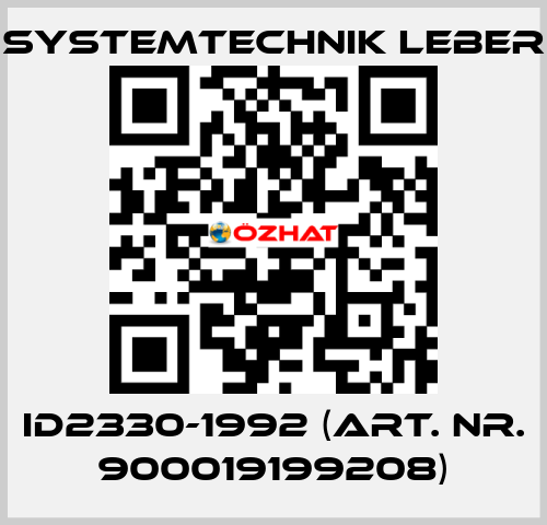 ID2330-1992 (art. nr. 900019199208) Systemtechnik LEBER