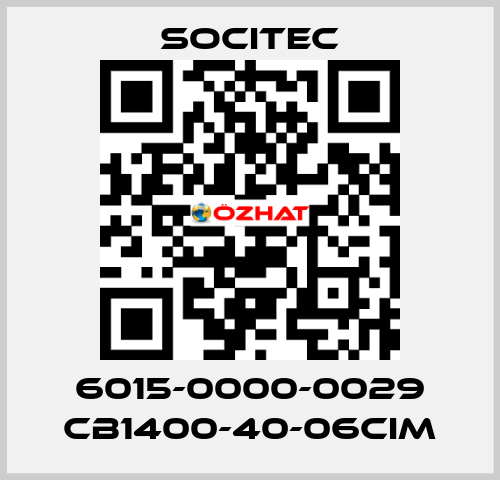 6015-0000-0029 CB1400-40-06CIM Socitec