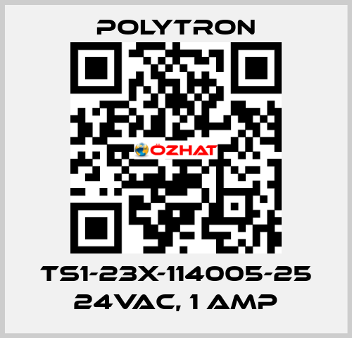 TS1-23X-114005-25 24VAC, 1 Amp Polytron