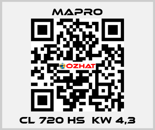 CL 720 HS  kW 4,3 Mapro