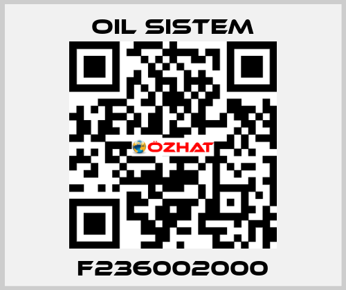 F236002000 Oil Sistem