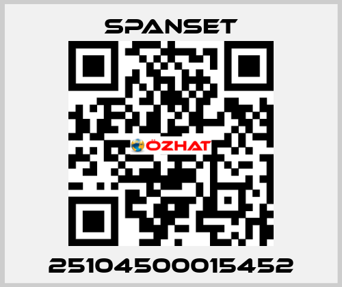 25104500015452 SpanSet