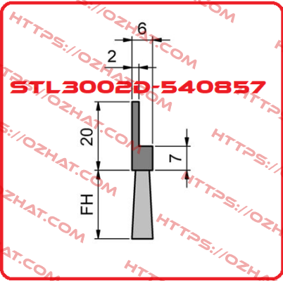 STL3002D-540857 Mink Bürsten