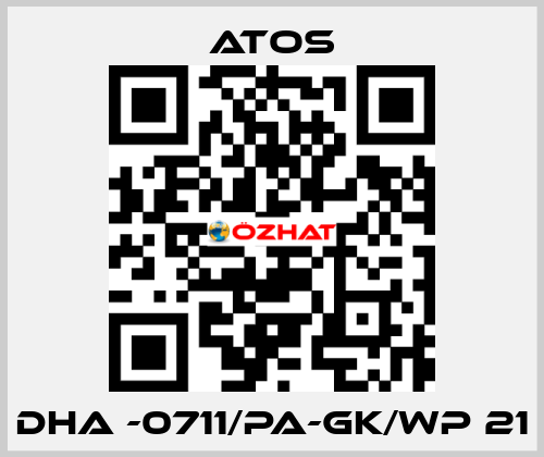 DHA -0711/PA-GK/WP 21 Atos