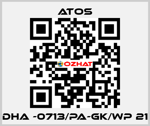 DHA -0713/PA-GK/WP 21 Atos