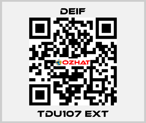 TDU107 EXT Deif