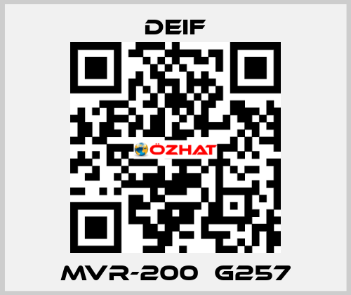 MVR-200  G257 Deif