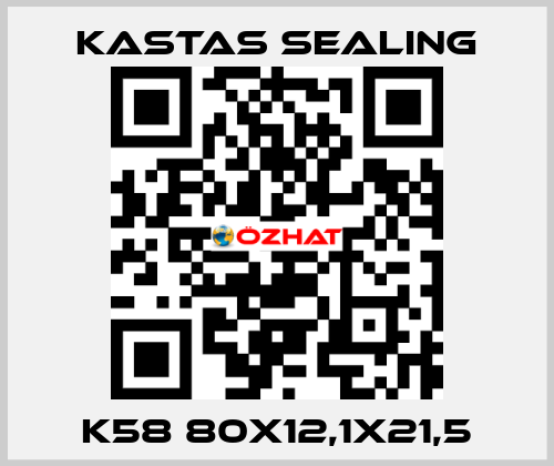 K58 80X12,1X21,5 Kastas Sealing