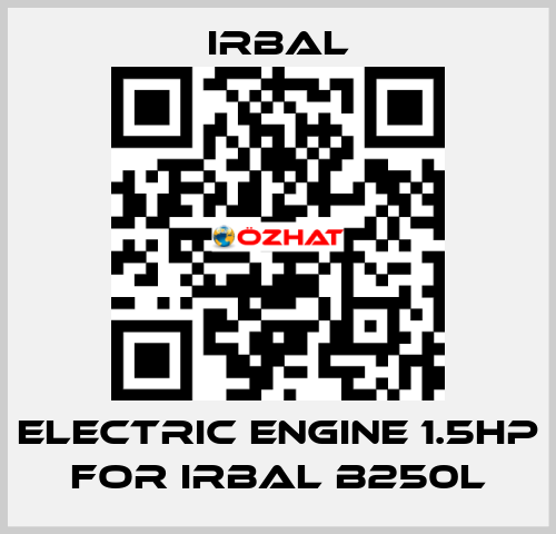 Electric engine 1.5hp for Irbal B250L irbal