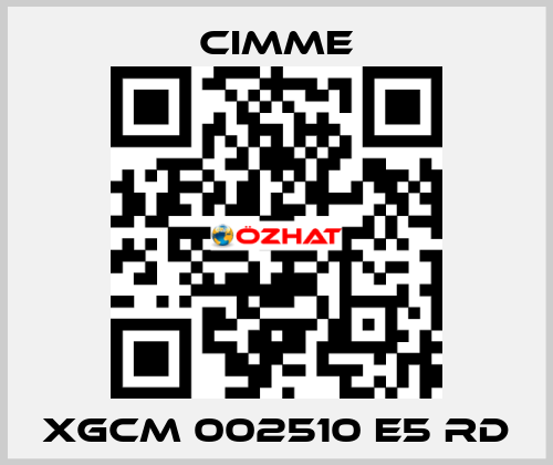 XGCM 002510 E5 RD Cimme