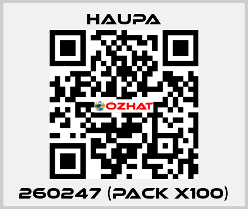 260247 (pack x100) Haupa