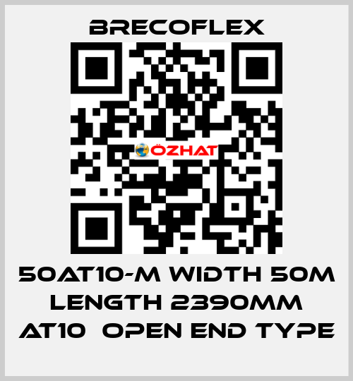 50AT10-M Width 50m Length 2390mm AT10　Open end type Brecoflex