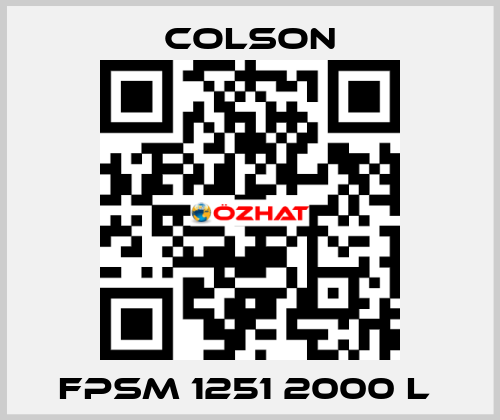 FPSM 1251 2000 L  Colson