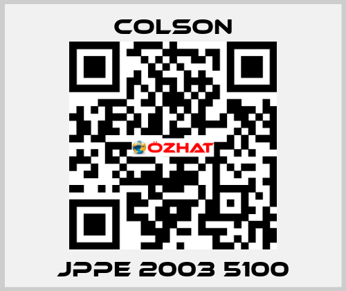 JPPE 2003 5100 Colson