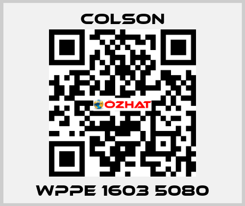 WPPE 1603 5080 Colson