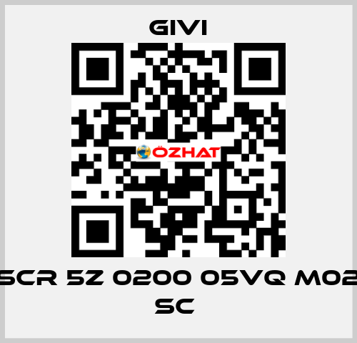 SCR 5Z 0200 05VQ M02 SC  Givi