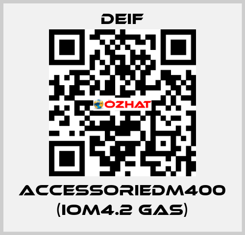 AccessorieDM400 (IOM4.2 GAS) Deif