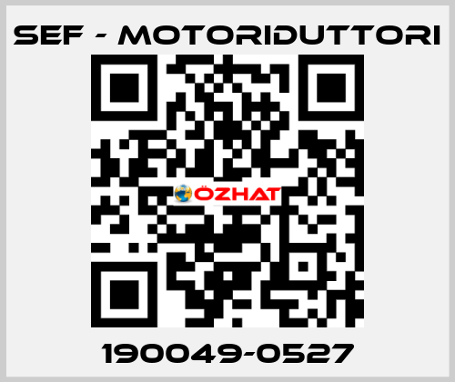 190049-0527 SEF - MOTORIDUTTORI