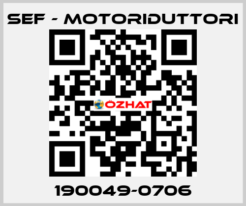 190049-0706 SEF - MOTORIDUTTORI