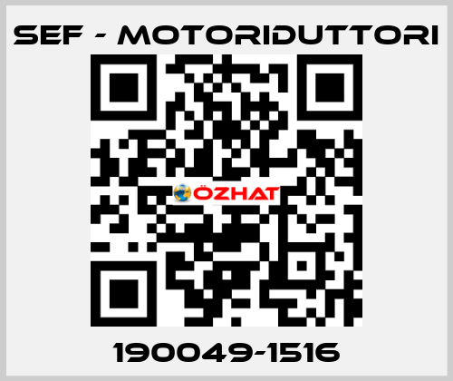 190049-1516 SEF - MOTORIDUTTORI