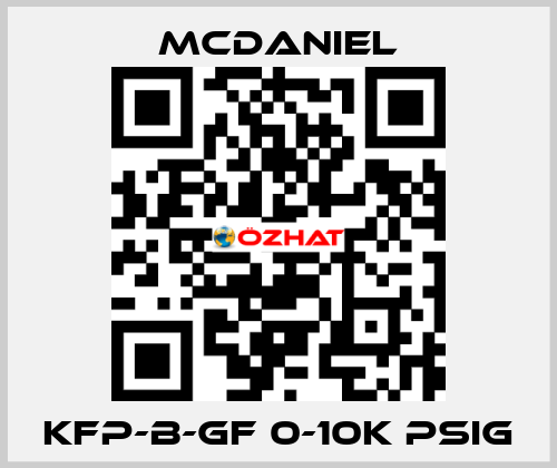 KFP-B-GF 0-10K PSIg McDANIEL