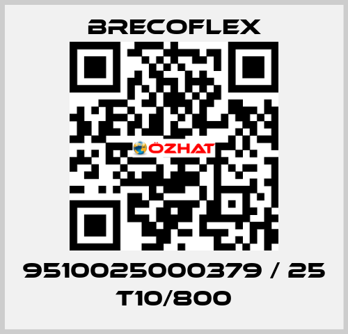 9510025000379 / 25 T10/800 Brecoflex