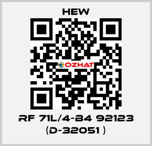 RF 71L/4-B4 92123 (D-32051 ) HEW