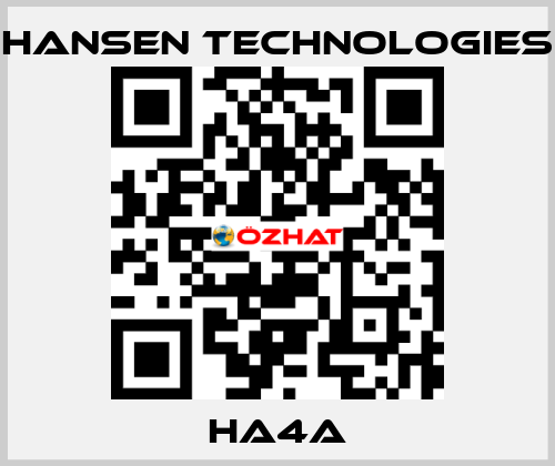 HA4A HANSEN TECHNOLOGIES