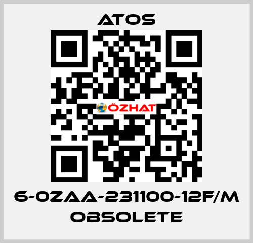 6-0ZAA-231100-12F/M obsolete Atos