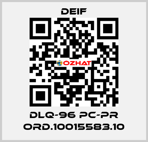 DLQ-96 pc-PR ord.10015583.10 Deif