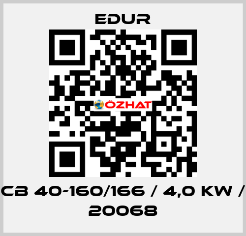 CB 40-160/166 / 4,0 KW / 20068 Edur