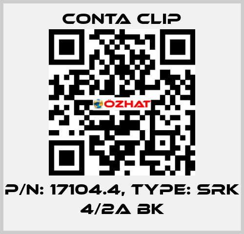 P/N: 17104.4, Type: SRK 4/2A BK Conta Clip