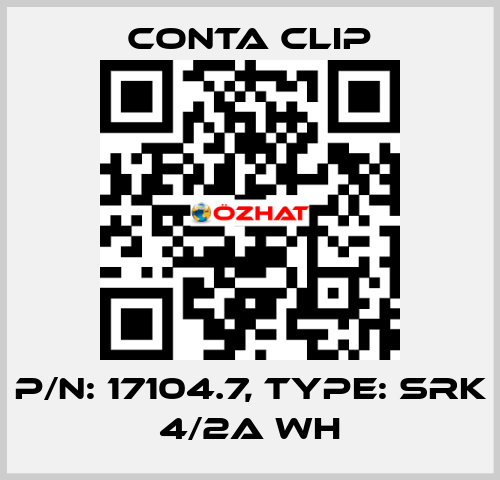 P/N: 17104.7, Type: SRK 4/2A WH Conta Clip