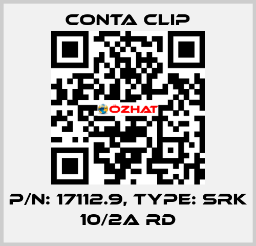 P/N: 17112.9, Type: SRK 10/2A RD Conta Clip