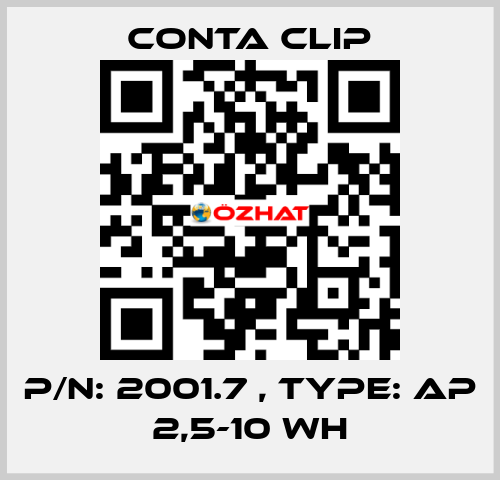 P/N: 2001.7 , Type: AP 2,5-10 WH Conta Clip