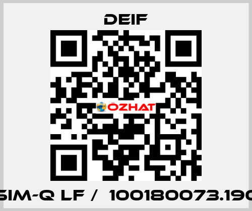 SIM-Q LF /  100180073.190 Deif