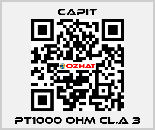 PT1000 OHM CL.A 3 Capit