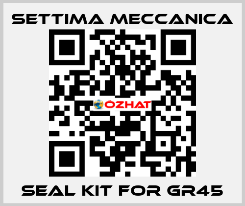 Seal kit for GR45 Settima Meccanica