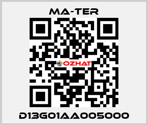 D13G01AA005000 MA-TER