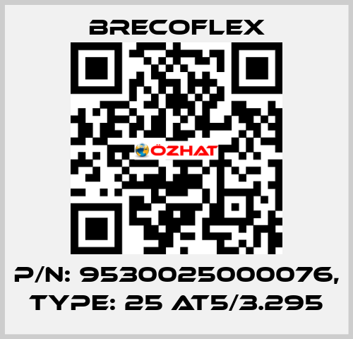 P/N: 9530025000076, Type: 25 AT5/3.295 Brecoflex